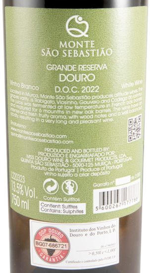 2022 Monte São Sebastião Grande Reserva branco