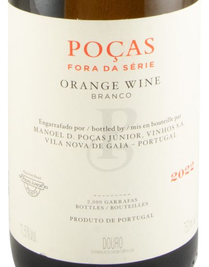 2022 Poças Orange Fora da Série white (damaged label)