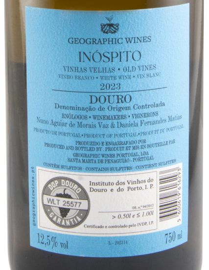 2023 Inóspito Xisto Vinhas Velhas branco