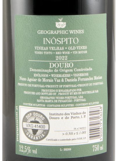 2022 Inóspito Roncão Vinhas Velhas tinto