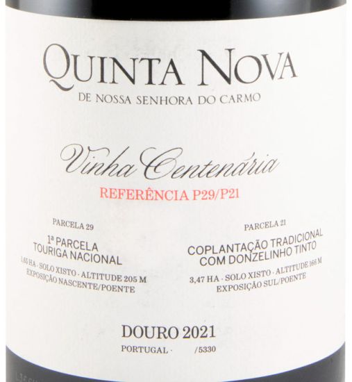 2021 Quinta Nova Vinha Centenária Referência P29/P21 tinto