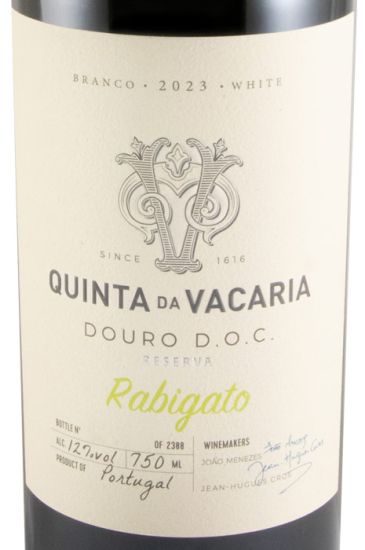 2023 Quinta da Vacaria Rabigato Reserva branco
