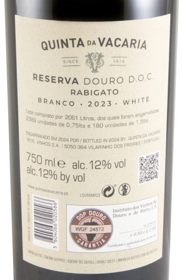 2023 Quinta da Vacaria Rabigato Reserva branco
