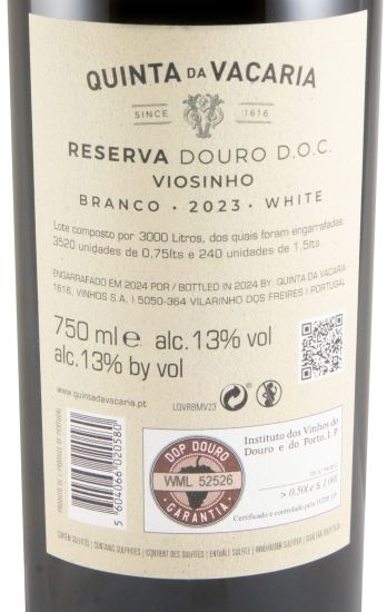 2023 Quinta da Vacaria Viosinho Reserva white