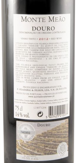 2012 Monte Meão Vinha dos Novos Touriga Nacional tinto