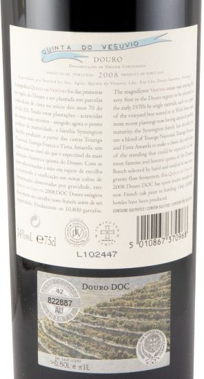 2008 Quinta do Vesuvio red