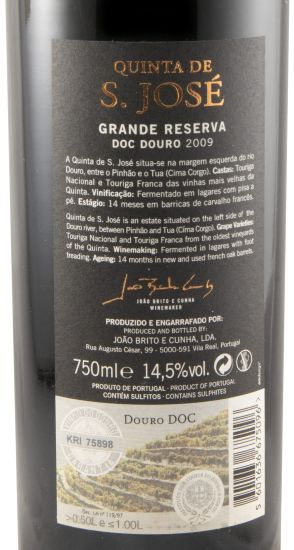 2009 Quinta de São José Grande Reserva red