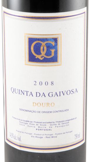 2008 Quinta da Gaivosa red