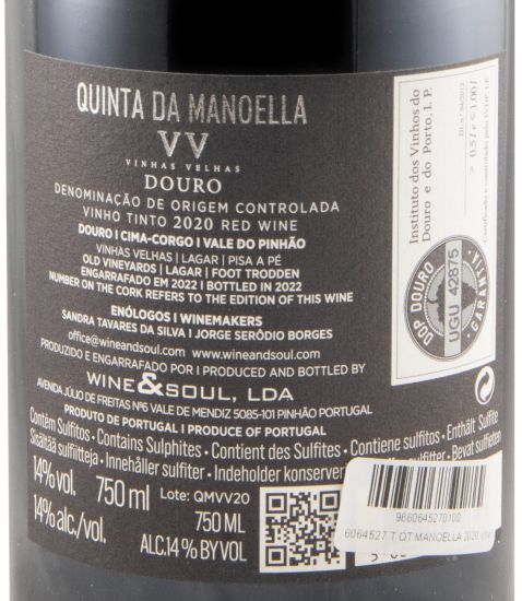 2020 Quinta da Manoella Vinhas Velhas red