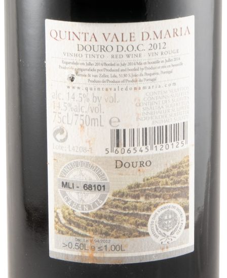 2012 Quinta Vale D. Maria tinto