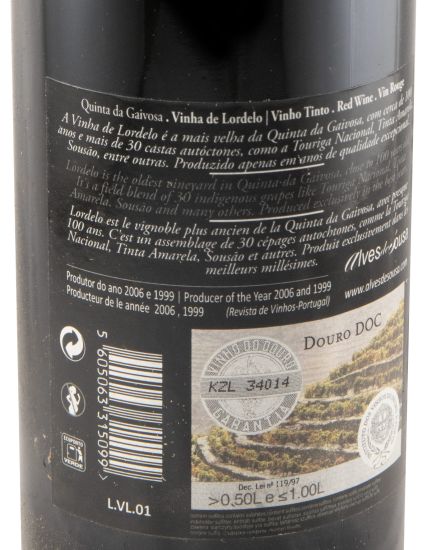 2009 Quinta da Gaivosa Vinha do Lordelo tinto