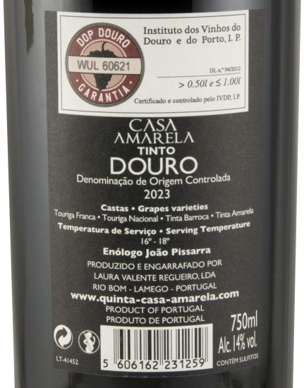 2023 Quinta Casa Amarela tinto
