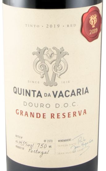 2019 Quinta da Vacaria Grande Reserva red