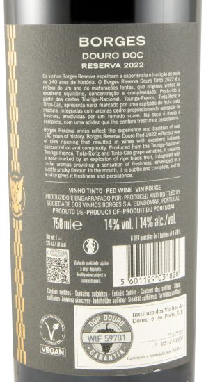 2022 Borges Douro Reserva red
