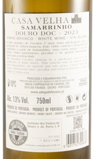 2023 Casa Velha Samarrinho white