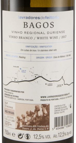 2017 Lavradores de Feitoria Bagos Riesling white
