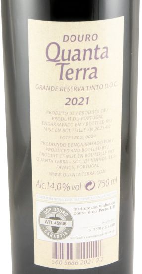 2021 Quanta Terra Grande Reserva tinto