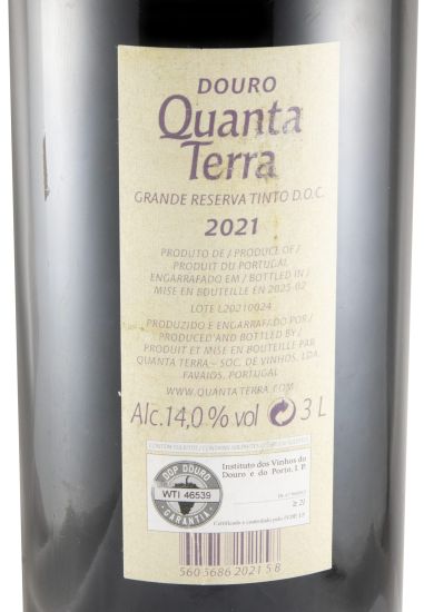 2021 Quanta Terra Grande Reserva tinto 3L