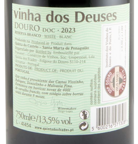 2023 Vinha dos Deuses Reserva branco