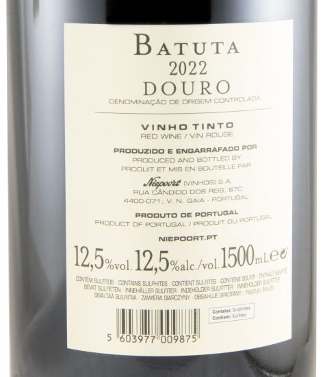 2022 Niepoort Batuta tinto 1,5L