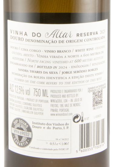 2023 Wine & Soul Vinha do Altar Reserva white