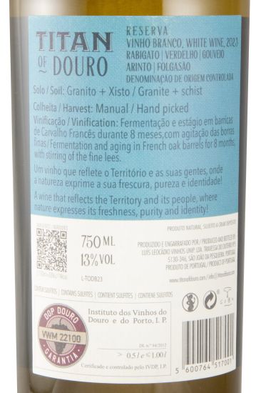 2023 Titan of Douro Reserva branco