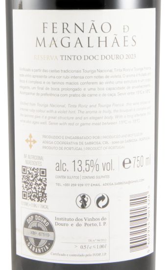 2023 Fernão de Magalhães Reserva tinto