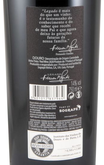 2020 Legado tinto