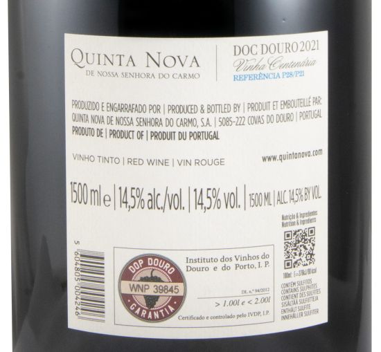 2021 Quinta Nova Vinha Centenária P28/P21 tinto 1,5L