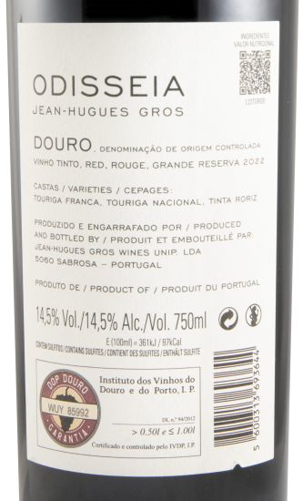 2022 Odisseia Grande Reserva tinto