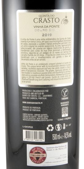 2019 Quinta do Crasto Vinha da Ponte tinto 1,5L
