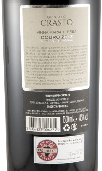 2017 Quinta do Crasto Vinha Maria Teresa tinto 1,5L