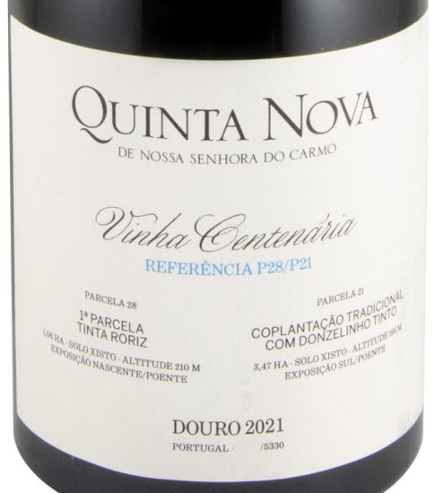 2021 Quinta Nova Vinha Centenária P28/P21 red