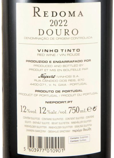 2022 Niepoort Redoma red