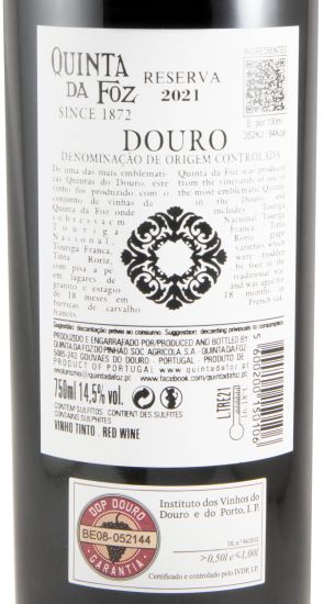 2021 Quinta da Foz Vinhas Velhas Reserva tinto