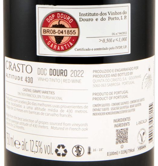 2022 Crasto Altitude 430 tinto