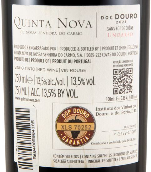 2024 Quinta Nova Unoaked red