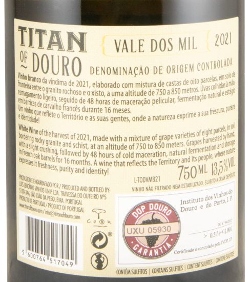 2021 Titan of Douro Vale dos Mil branco