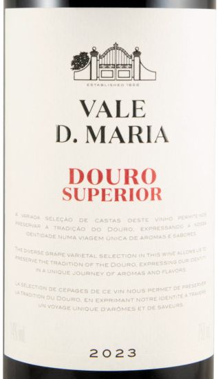 2023 Vale D. Maria Douro Superior tinto