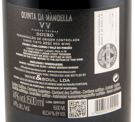 2021 Quinta da Manoella Vinhas Velhas tinto 1,5L