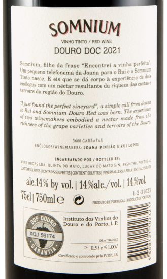 2021 Somnium tinto