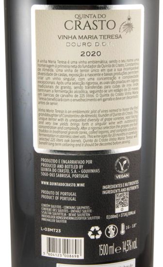 2020 Quinta do Crasto Vinha Maria Teresa tinto 1,5L