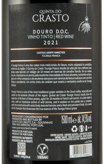 2021 Quinta do Crasto Touriga Franca tinto 1,5L