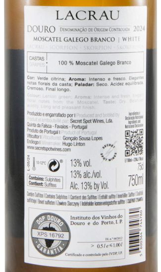 2024 Lacrau Moscatel Galego white