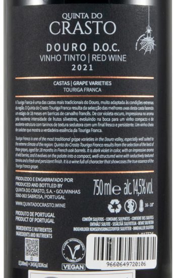 2021 Quinta do Crasto Touriga Franca tinto