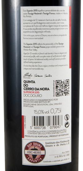 2015 Quinta do Cerro da Nora Superior tinto