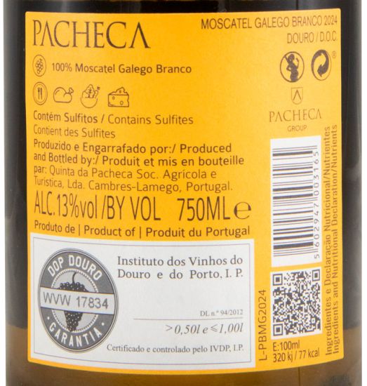 2024 Pacheca Moscatel Galego branco