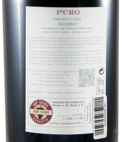 2022 Quinta da Touriga-Chã Puro red 1.5L
