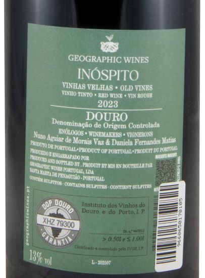 2023 Inóspito Roncão Vinhas Velhas tinto