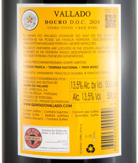 2024 Vallado tinto 5L
